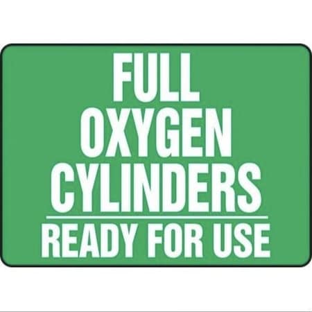 Accuform CYLINDER  COMPRESSED GAS SIGN MWLD504XT MWLD504XT